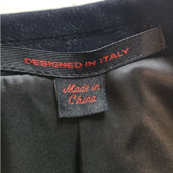 Leonardi Italy Black Velour Blazer Sports Coat Jacket Men's Size L Academia 2492 - Picture 4 of 9